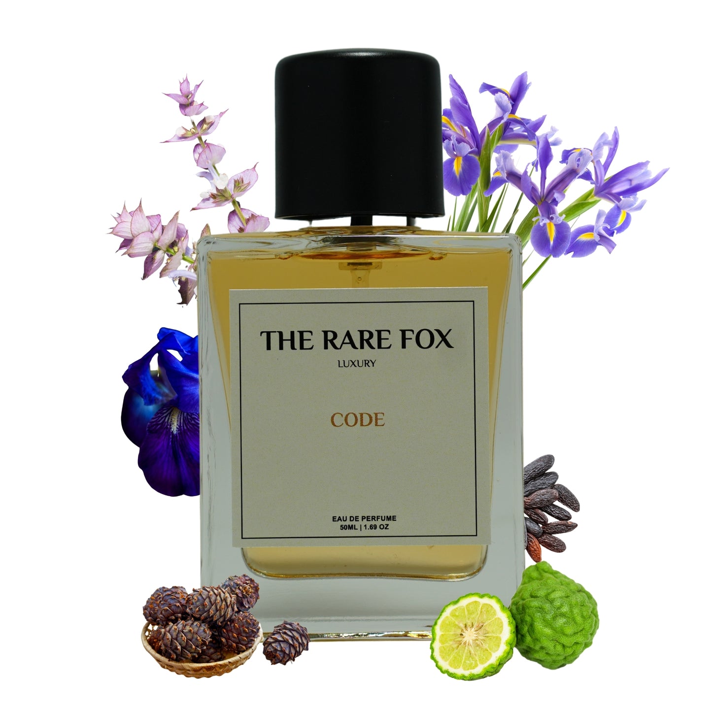 The Rare Fox CODE Eau de Parfum | Sophisticated, Elegant & Spicy Fragrance for Men | 50 ML/ 100 ML