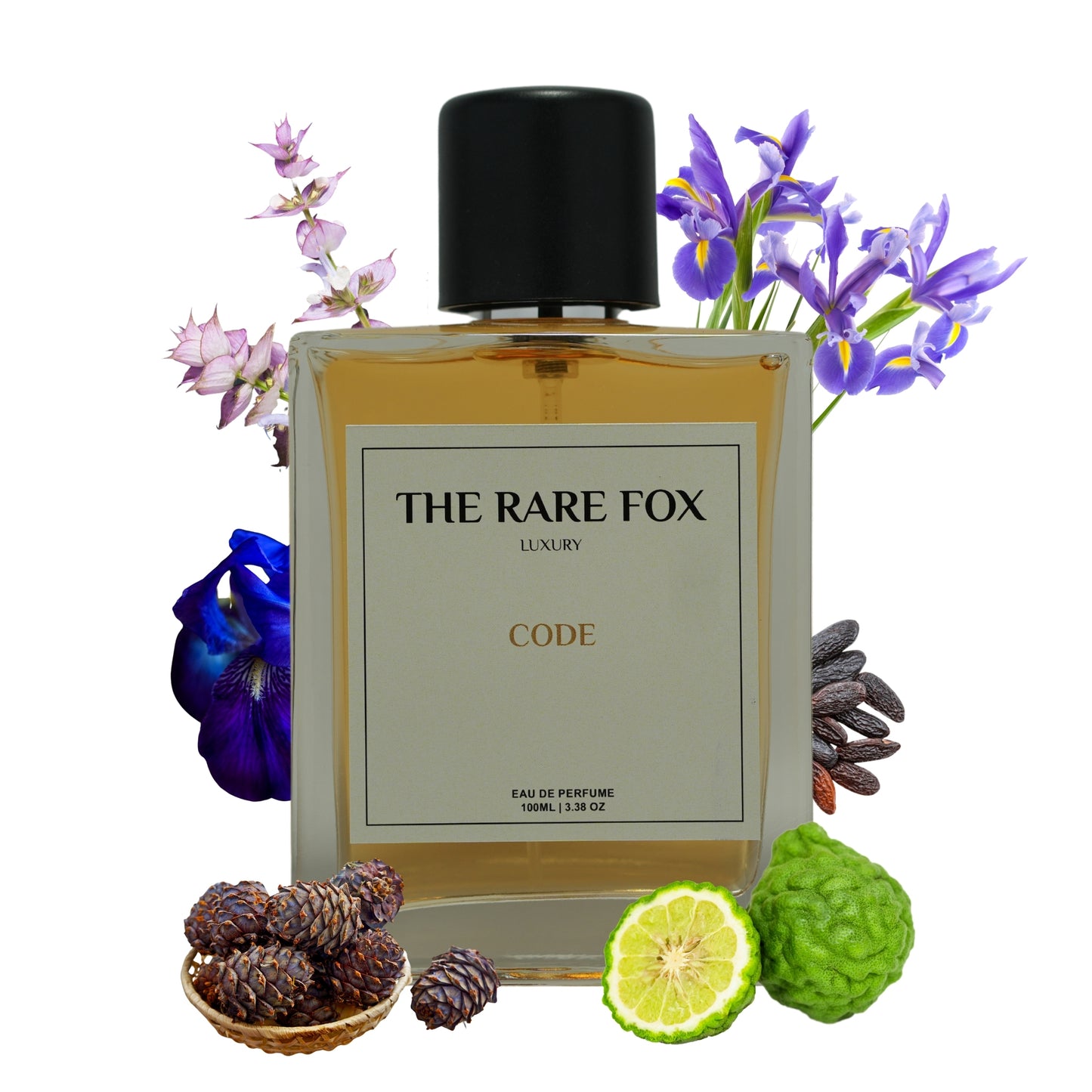 The Rare Fox CODE Eau de Parfum | Sophisticated, Elegant & Spicy Fragrance for Men | 50 ML/ 100 ML