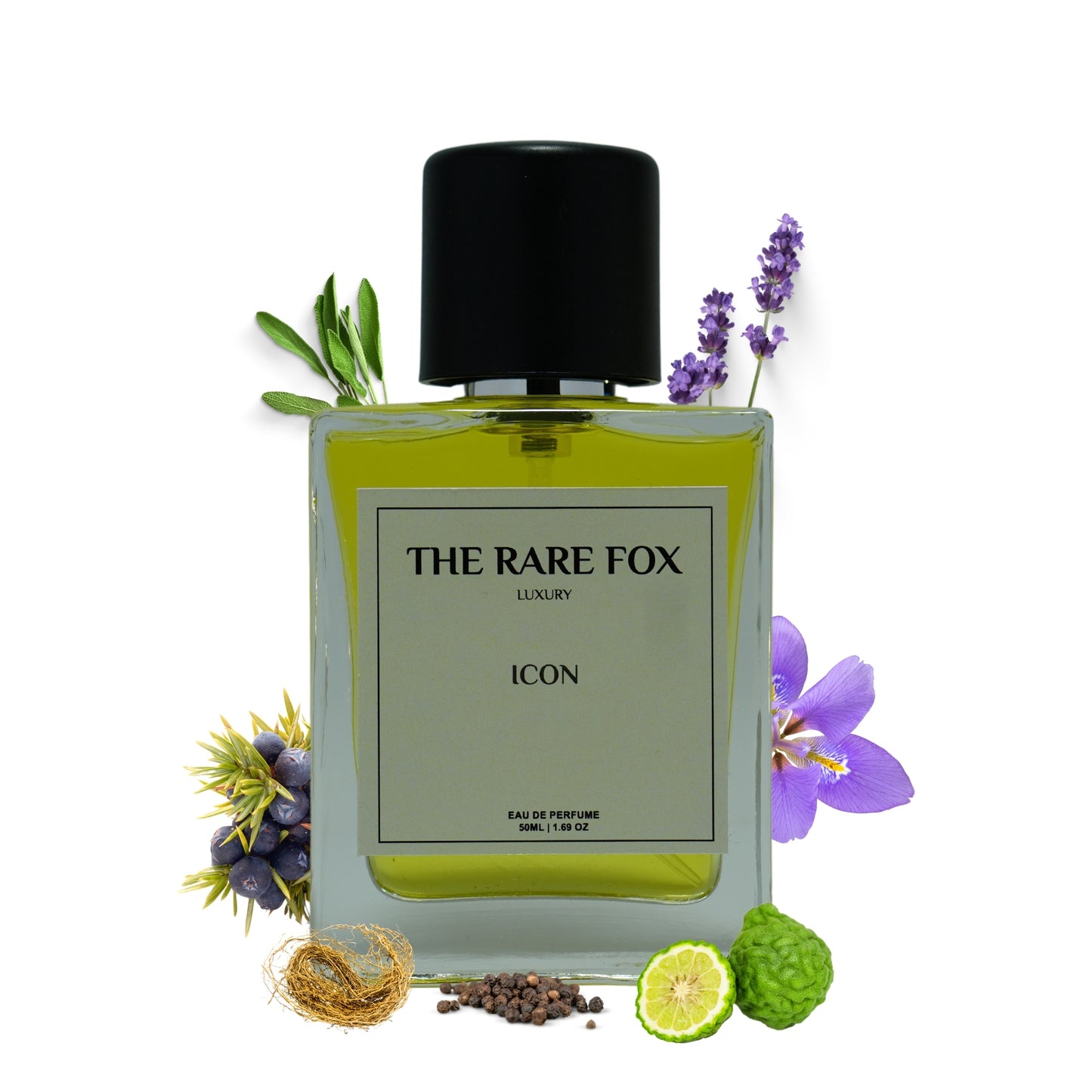 The Rare Fox ICON Eau de Parfum for Men | Bold, Sophisticated & Long-Lasting Fragrance | A Perfect Blend of Elegance and Modern Masculinity | 50 ML/ 100 ML
