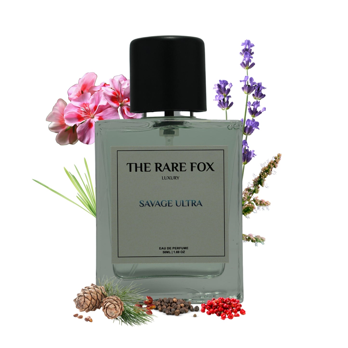 The Rare Fox SAVAGE ULTRA Eau de Parfum | Fresh, Spicy & Powerful Fragrance for Men | 50 ML/ 100 ML