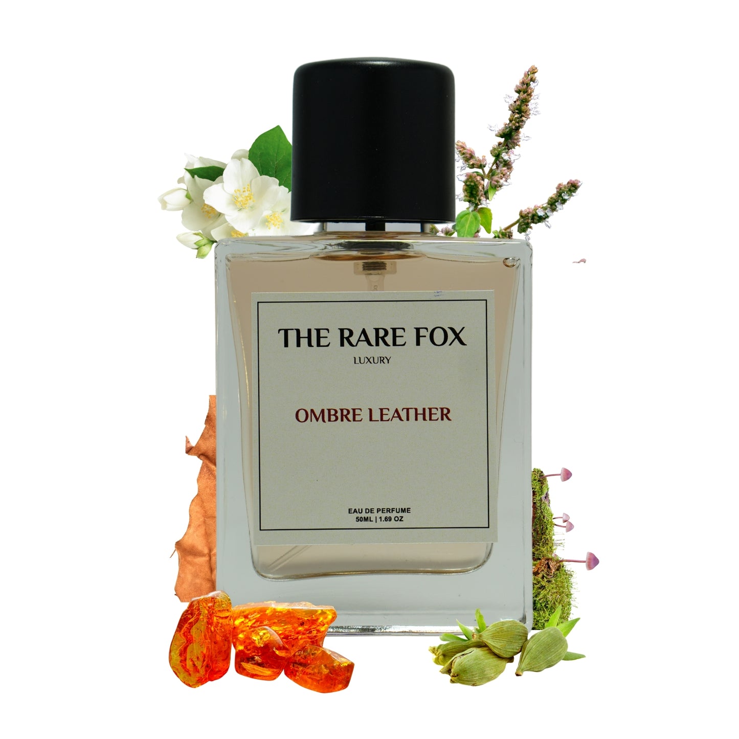 The Rare Fox OMBRE LEATHER  | Long-Lasting Luxury Fragrance for Men & Women | Bold & Sensual Scent | Eau de Parfum | 50 ML/ 100ML
